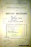 Pallier Gabriel brevet