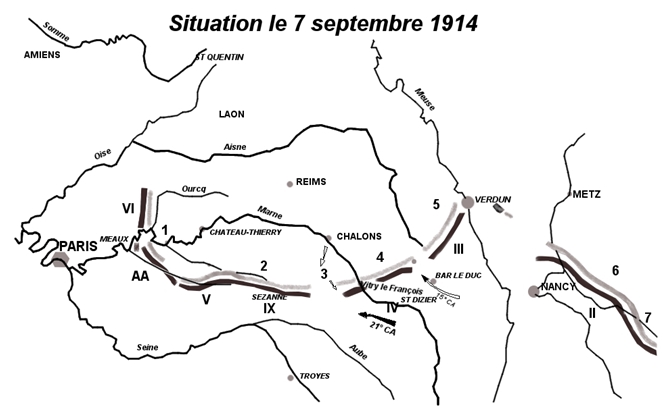 7 septembre 1914 Bataille de la Marne